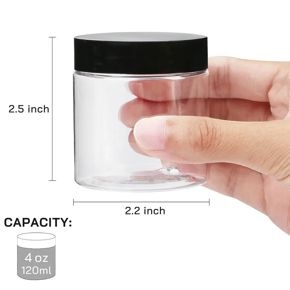 Sealed Transparent Storage Jars 12 Pack Moisture Proof Kitchen Organizer