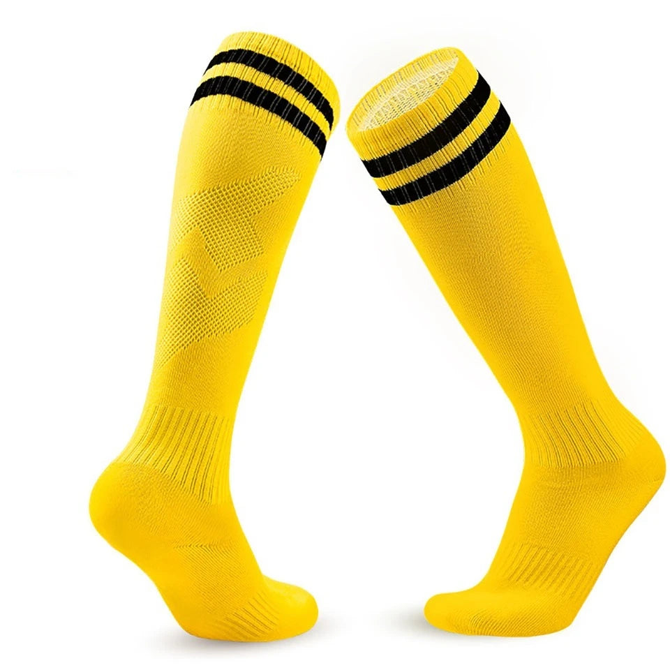 Loogdeel Knee High Soccer Socks Unisex Breathable Sports Socks