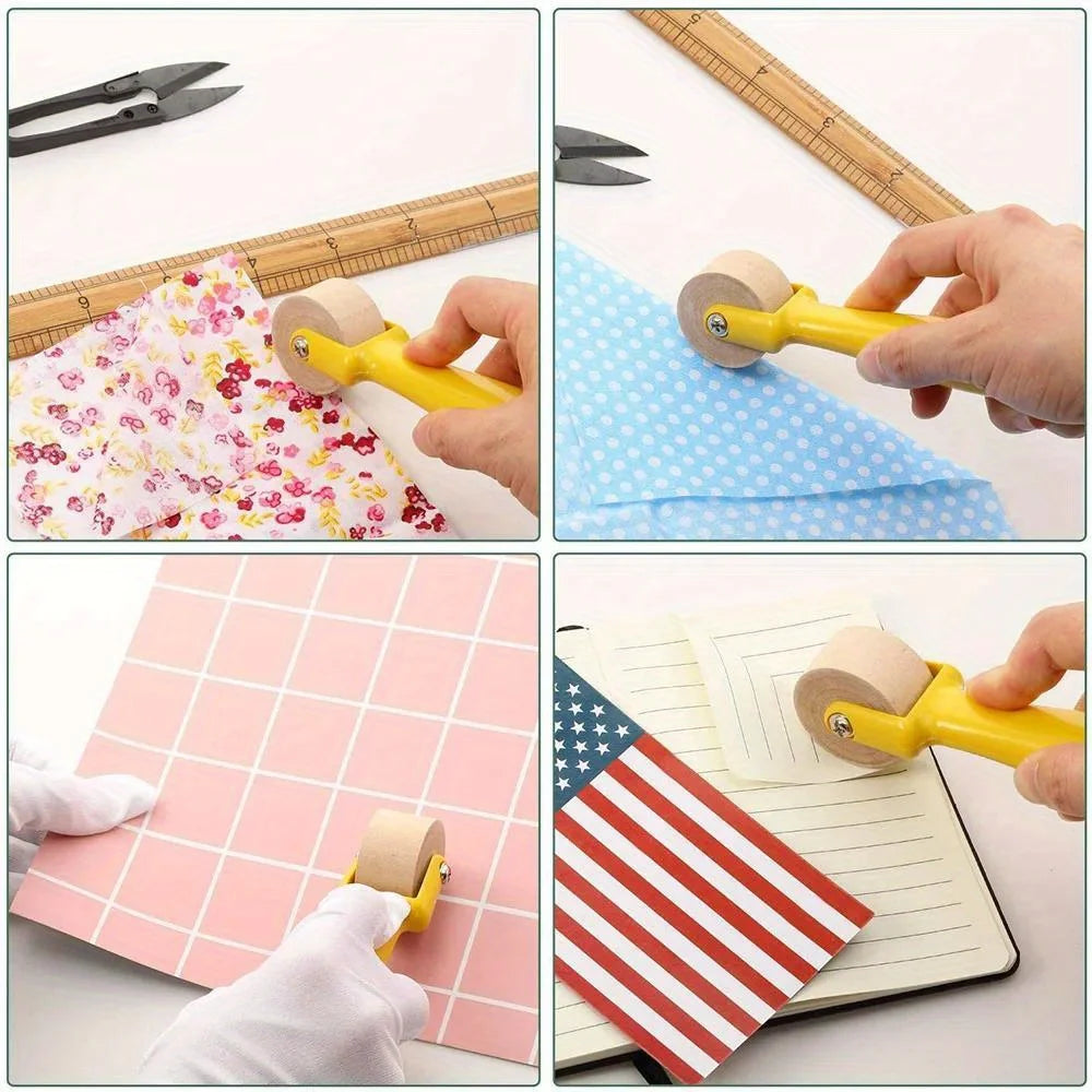 Quilting Seam Roller For Sewing And Wallpaper Application