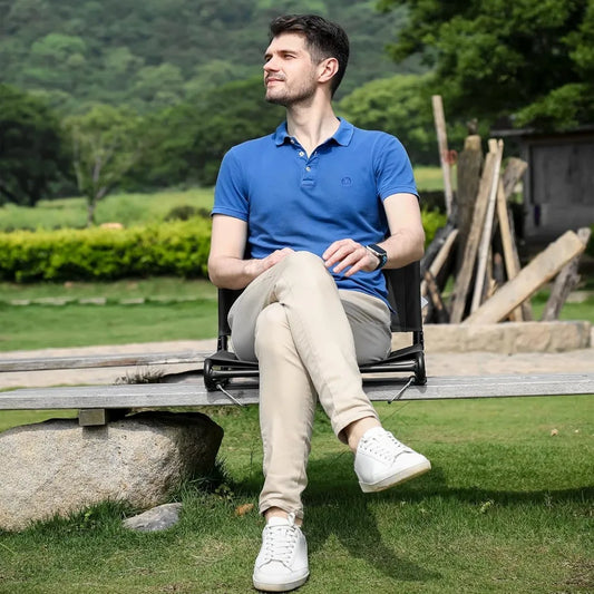 SUNNYFEEL Stadium Bleacher Seat With Back Support Portable