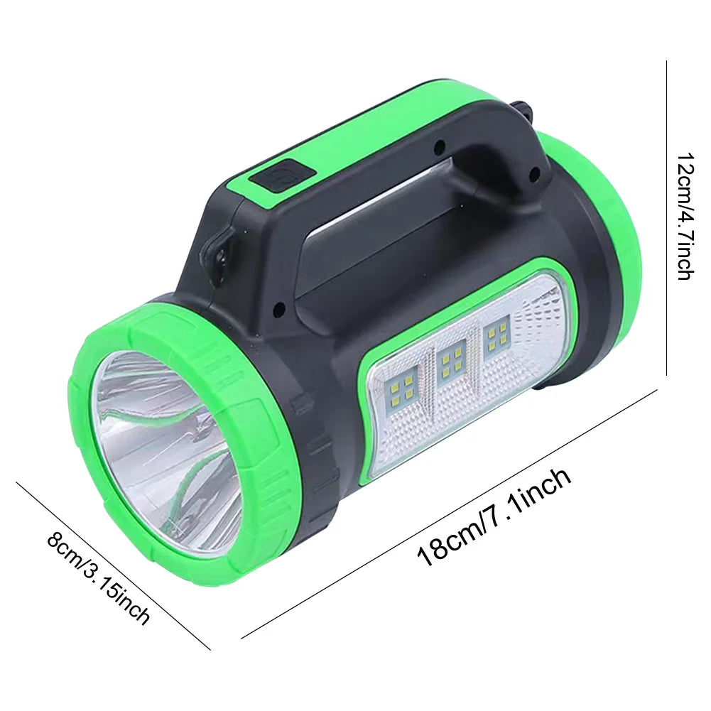 Alloet Multifunctional Portable Solar LED Flashlight USB