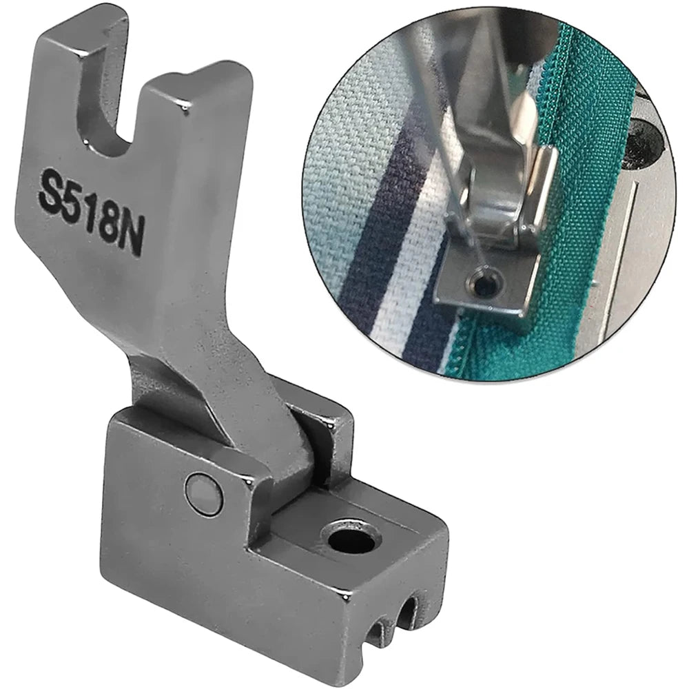 OZXHIXU Zipper Presser Foot Set For Singer Brother Juki Lockstitch