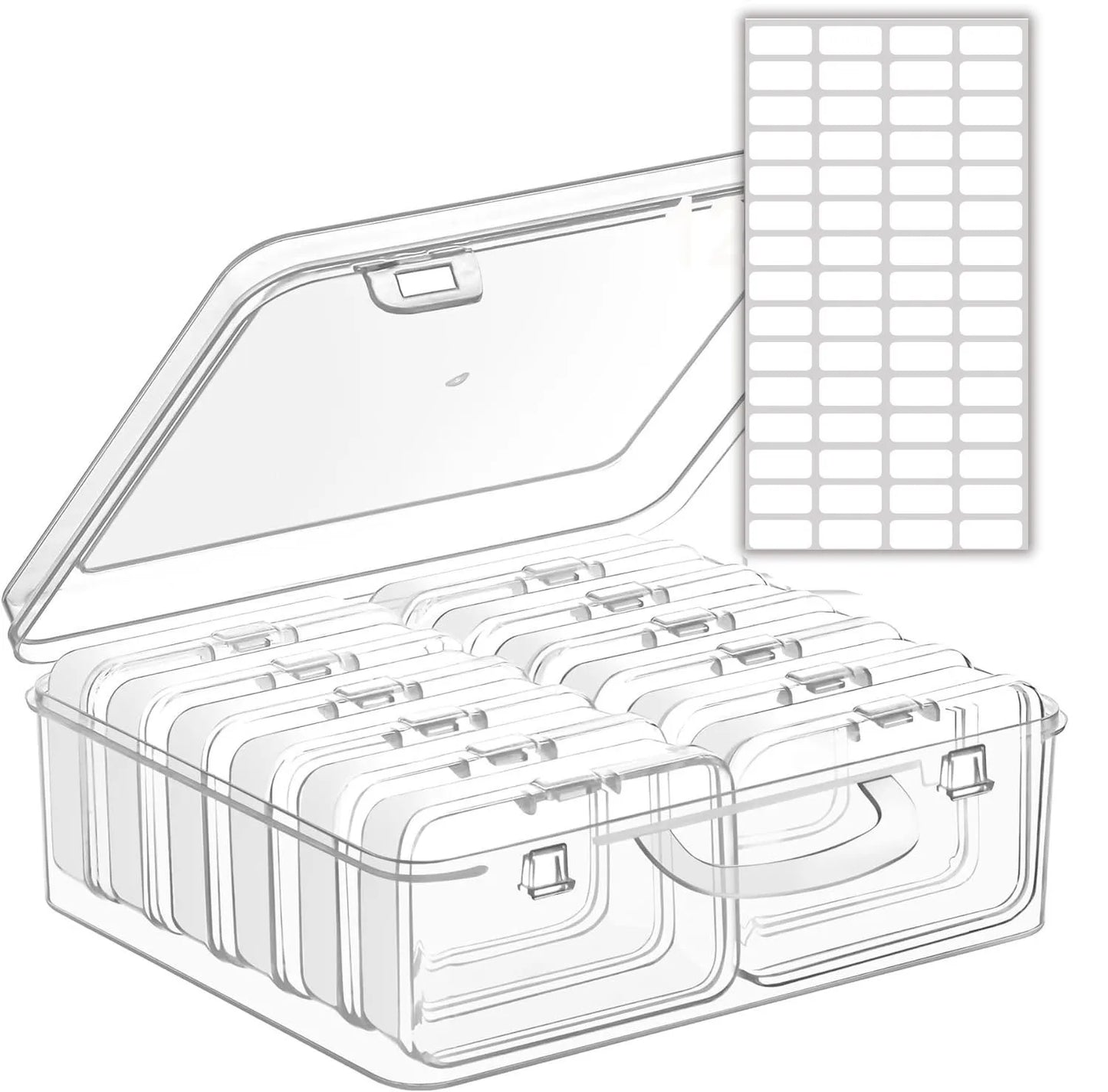 NONEDIY Diamond Painting Storage Box Mosaic Organizer 4 10 12 26 Slots