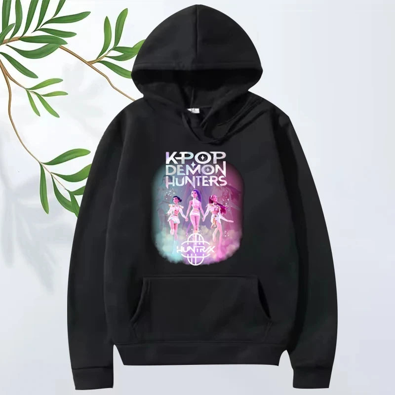 Huntrix Cartoon Kpop Demon Hunters Hoodie Sweatshirt
