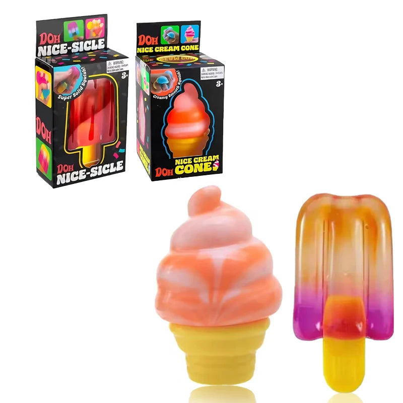 Schylling Needoh Nice Cube sensory toy, stress relieving block, pinch, relieve stress, puzzle and release