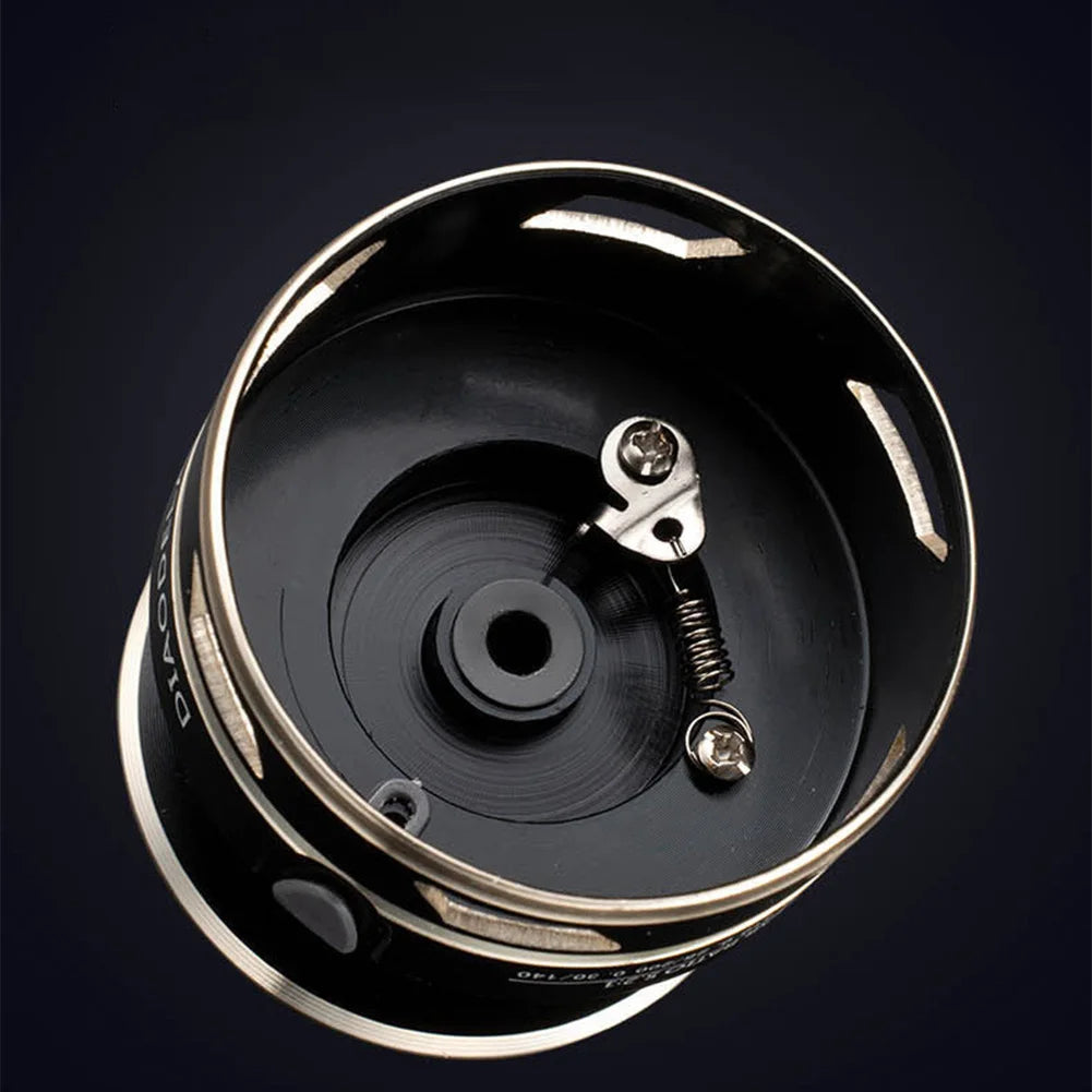 ALLOYSEED Spinning Reel Max Drag 8KG Metal Spool Carp Fishing