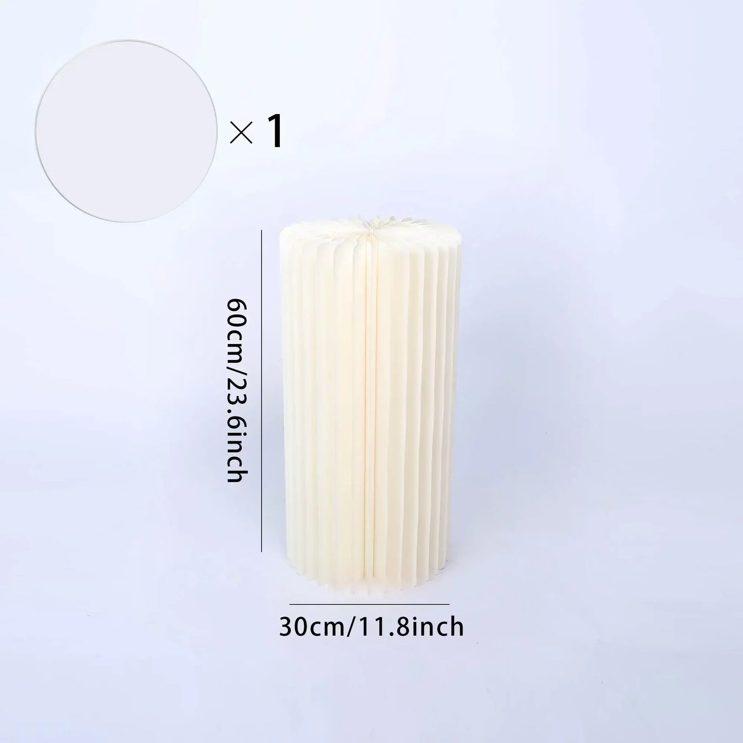 Foldable Paper Columns Cylinder Stands for Wedding and Party Decor