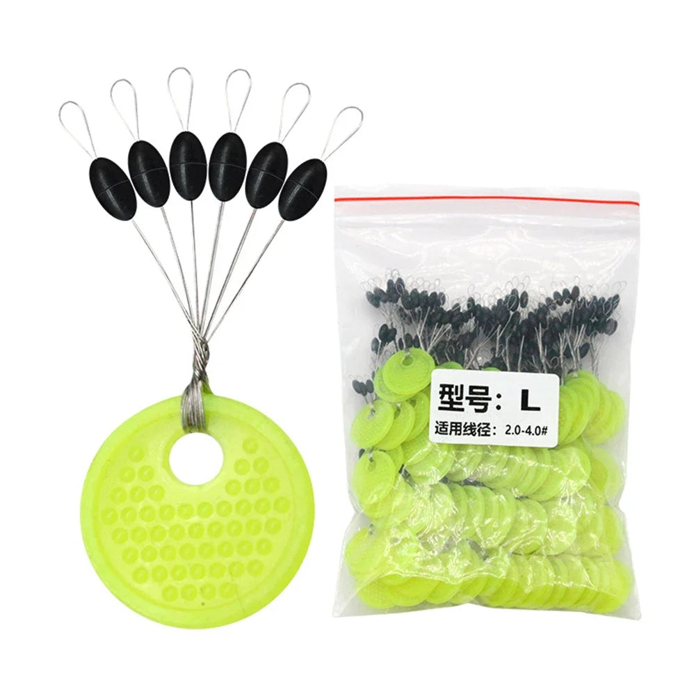 Rubber Space Beans Sea Carp Fly Fishing Float Stopper Set