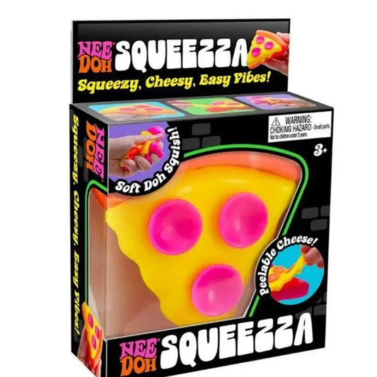 Needoh Pizza Sensory Fidget Cube Stress Relief Toy