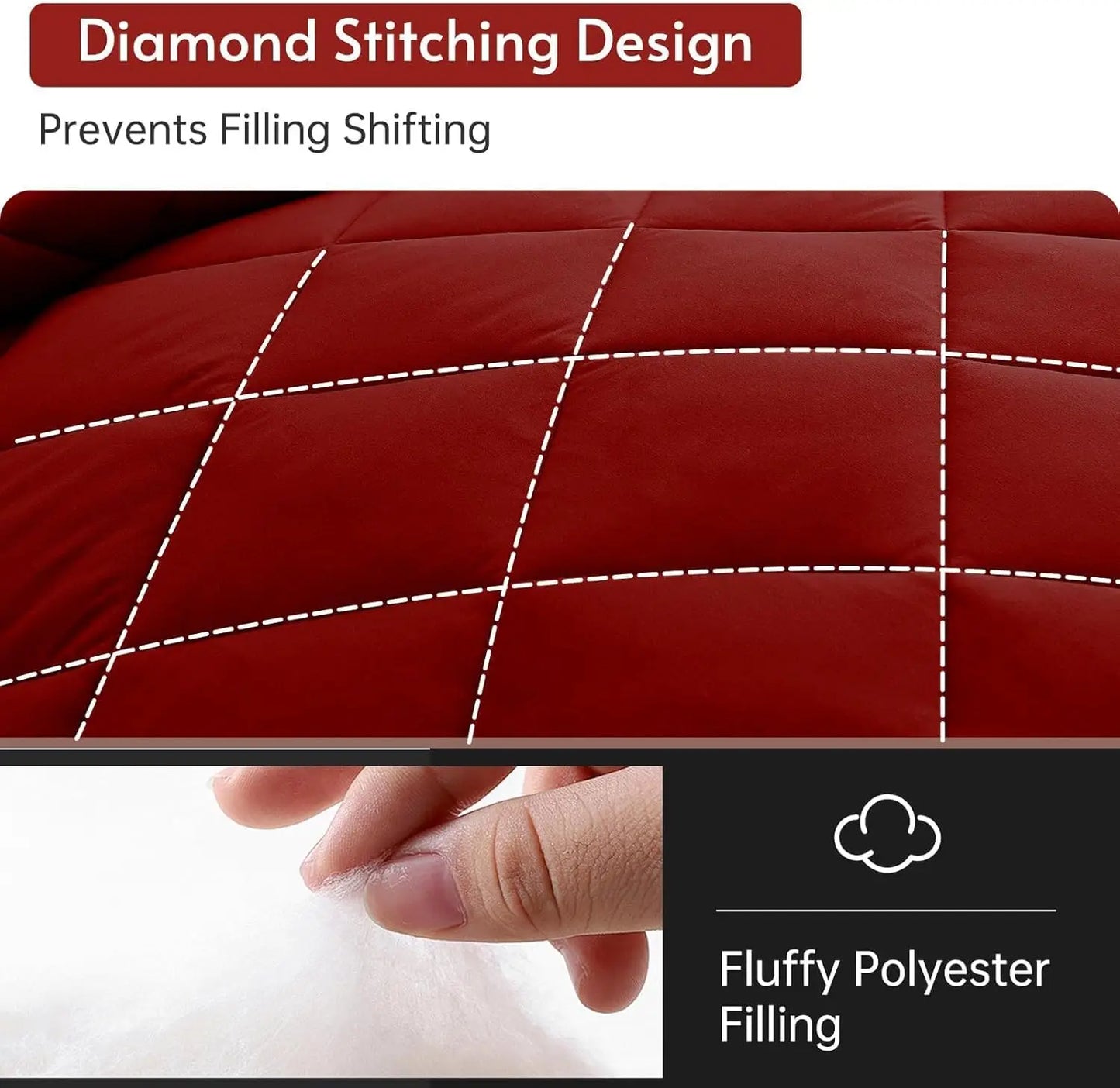 Zhejiang Reversible Comforter Set All Season Bedding Shams