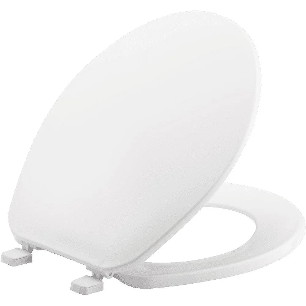 Cost-effective Plastic Toilet Seat Cover Round Shape Resists Chips Stains Wears Easy Installation Durable Bathroom Accessory