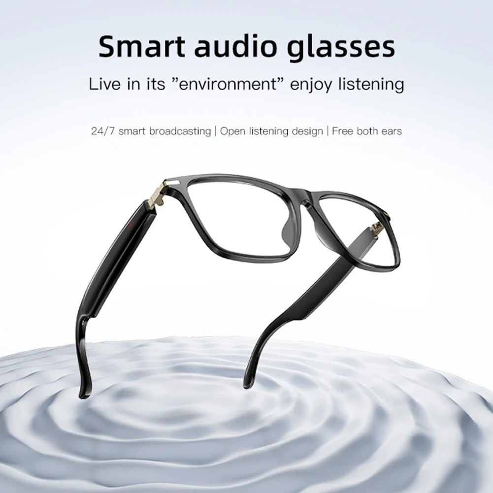 HOSPORT Smart Glasses AI Translator Bluetooth Headphones