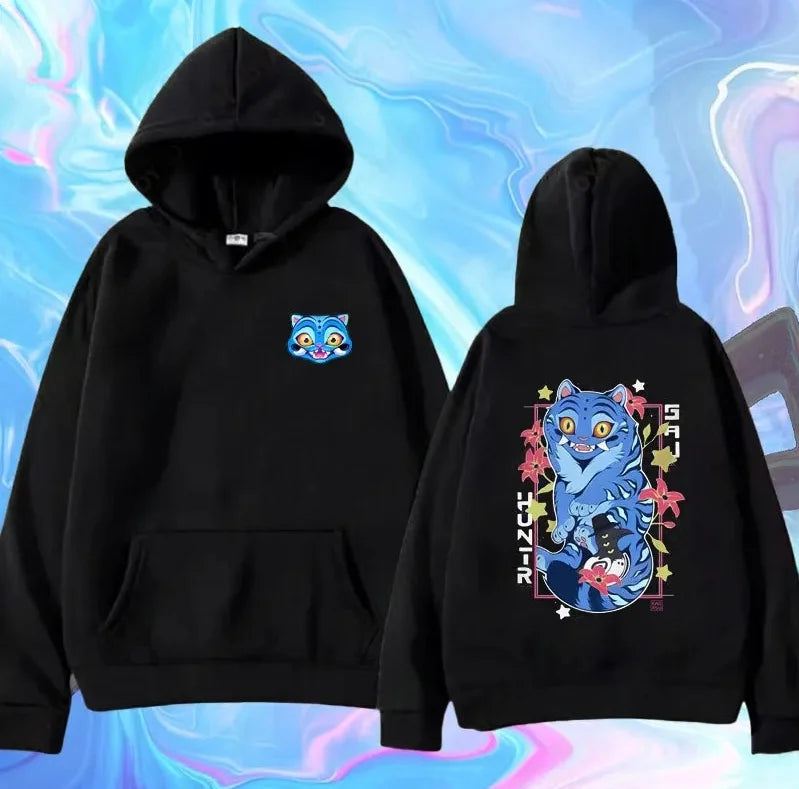 CN Anhui Devil Hunter Hoodie Y2K Streetwear Sweatshirt