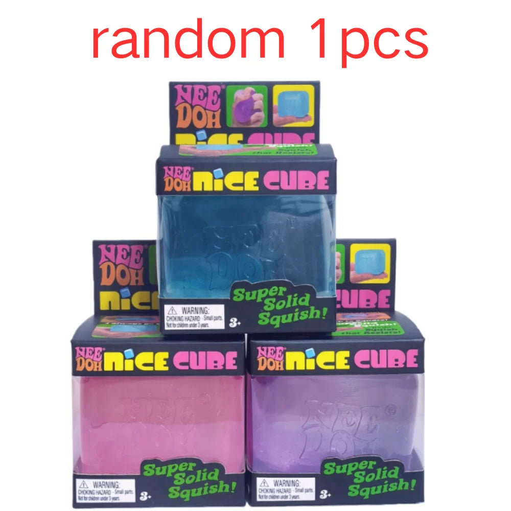 Needoh Nice Cube Sensory Toy for Anxiety Relief and Stress