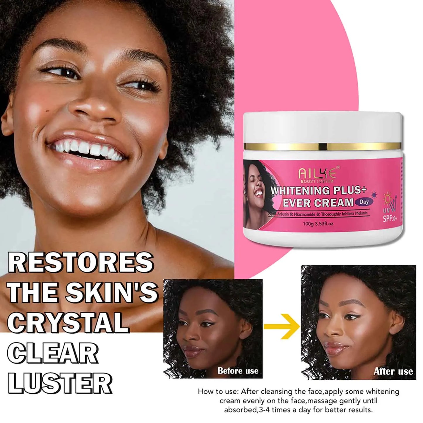 AILKE Natural Skin Cleansing Set For Moisturizing And Whitening