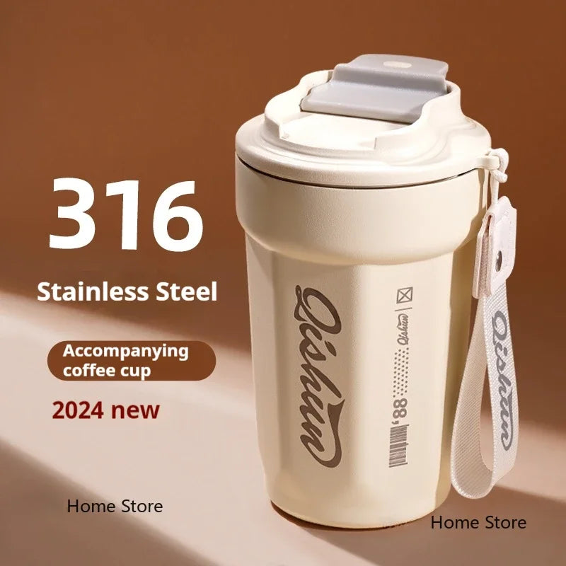 Stainless Steel Vacuum Flask Insulated Travel Mug Tumbler