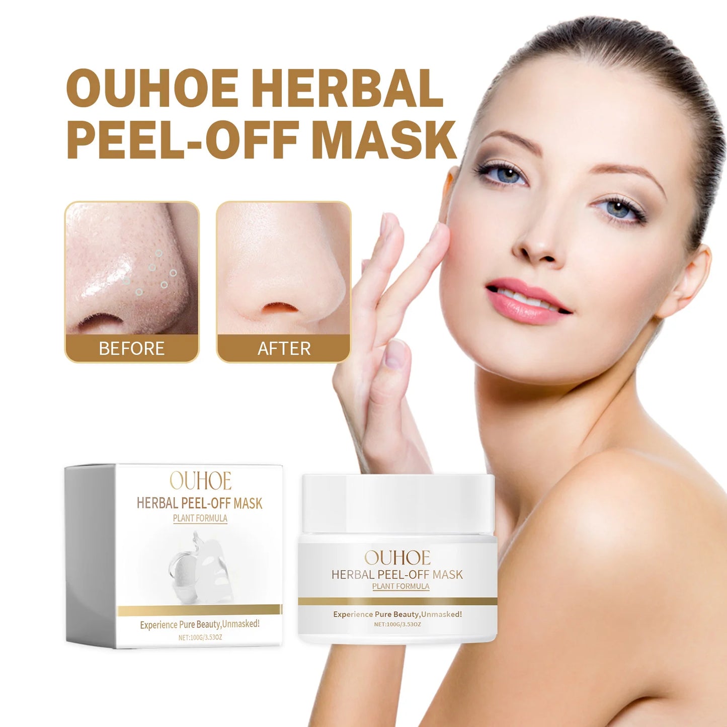 New Style Blackhead Remover Nose Mask Pore Strip Black Mask Peeling Black Deep Cleansing Skin Care Beauty Health