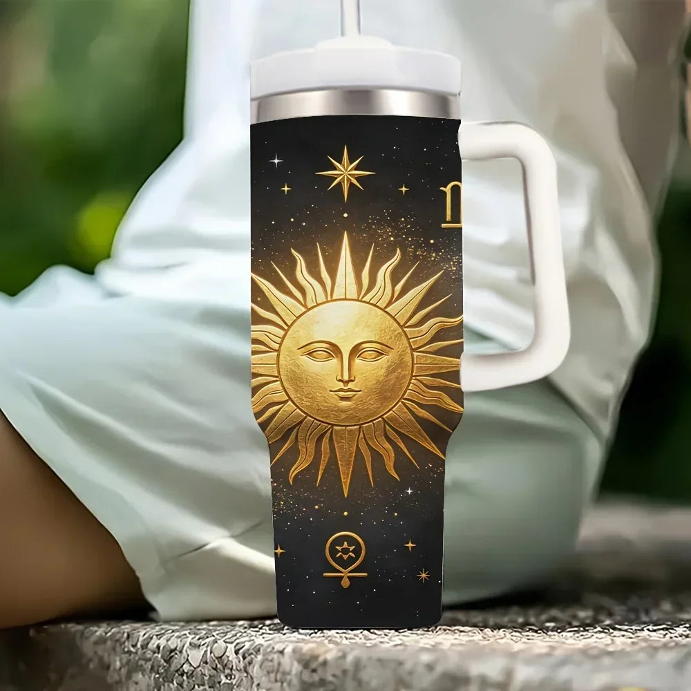 Stainless Insulated Tumbler With Handle For Hot And Cold Drinks