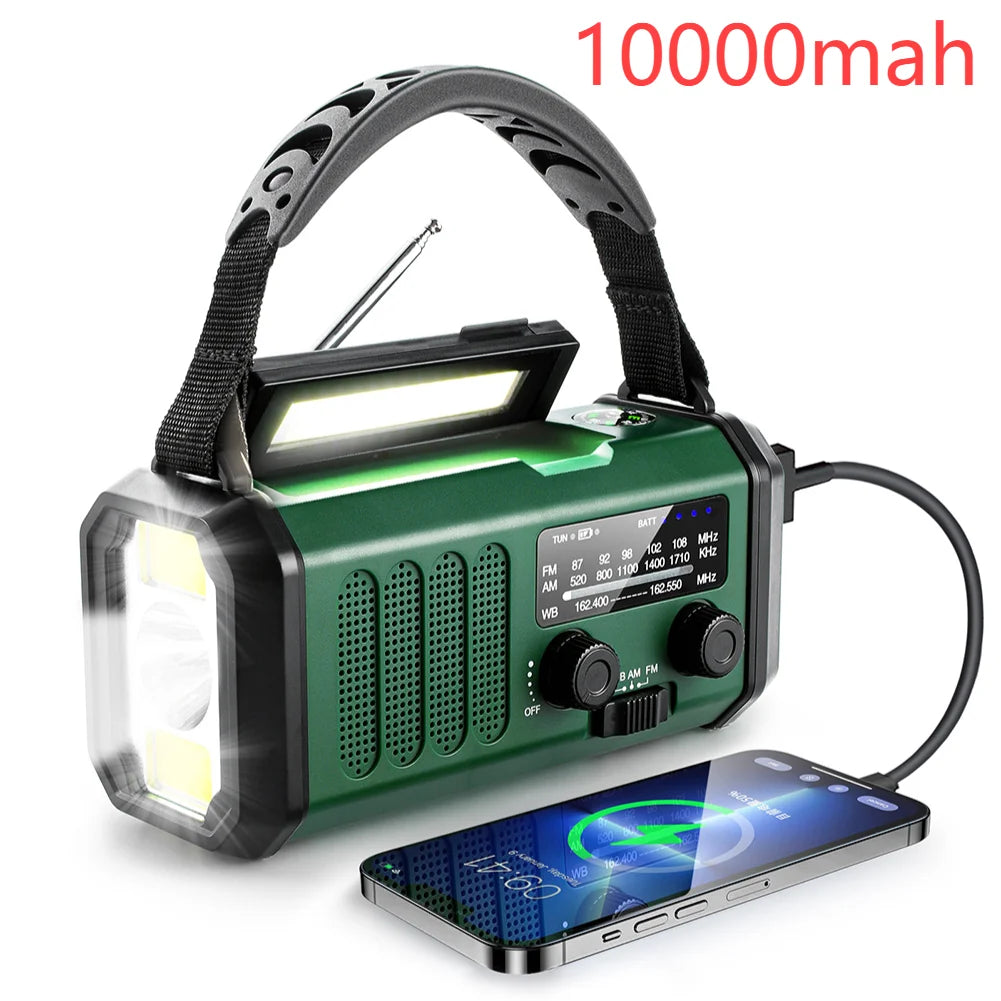 West Biking Solar Battery Powered AM FM Emergency Radio