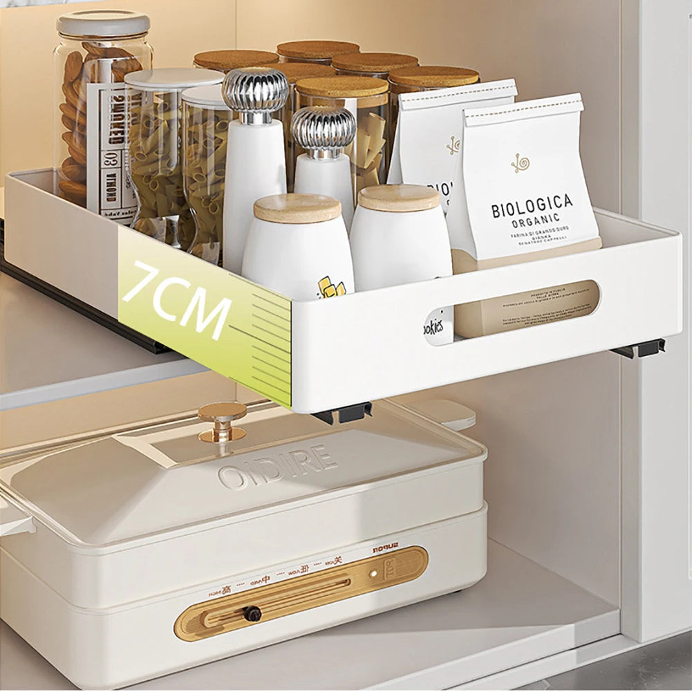 TWISTER.CK Pull Out Cabinet Organizer Heavy Duty Slide Drawer