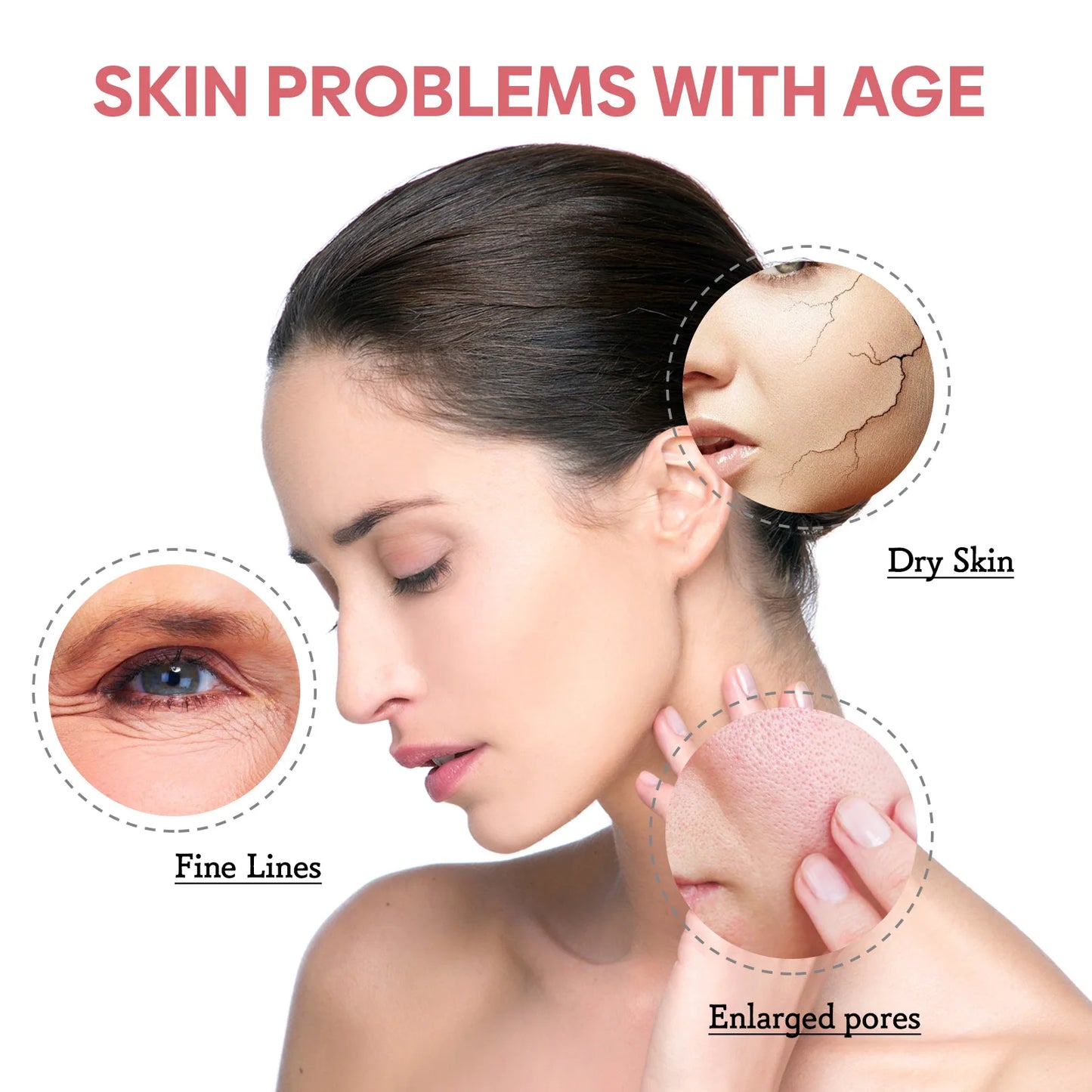 Jaysuing 5-in -1 Facial Essence Moisturizing Skin Firming Fade Spots Acne Beauty Essence