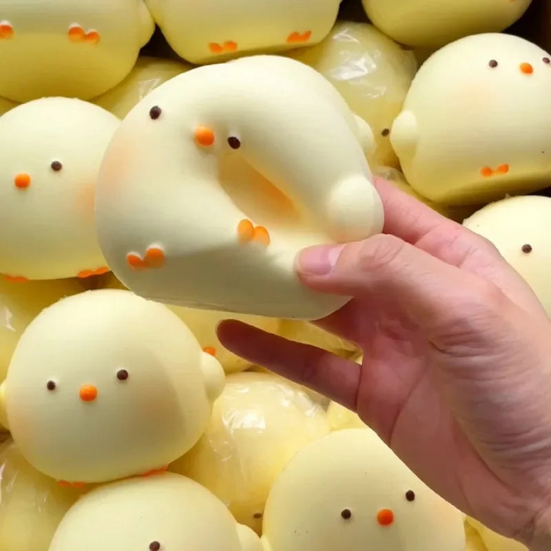 Giant Chick Squishy Toy Slow Rising Stress Relief Fidget Toy