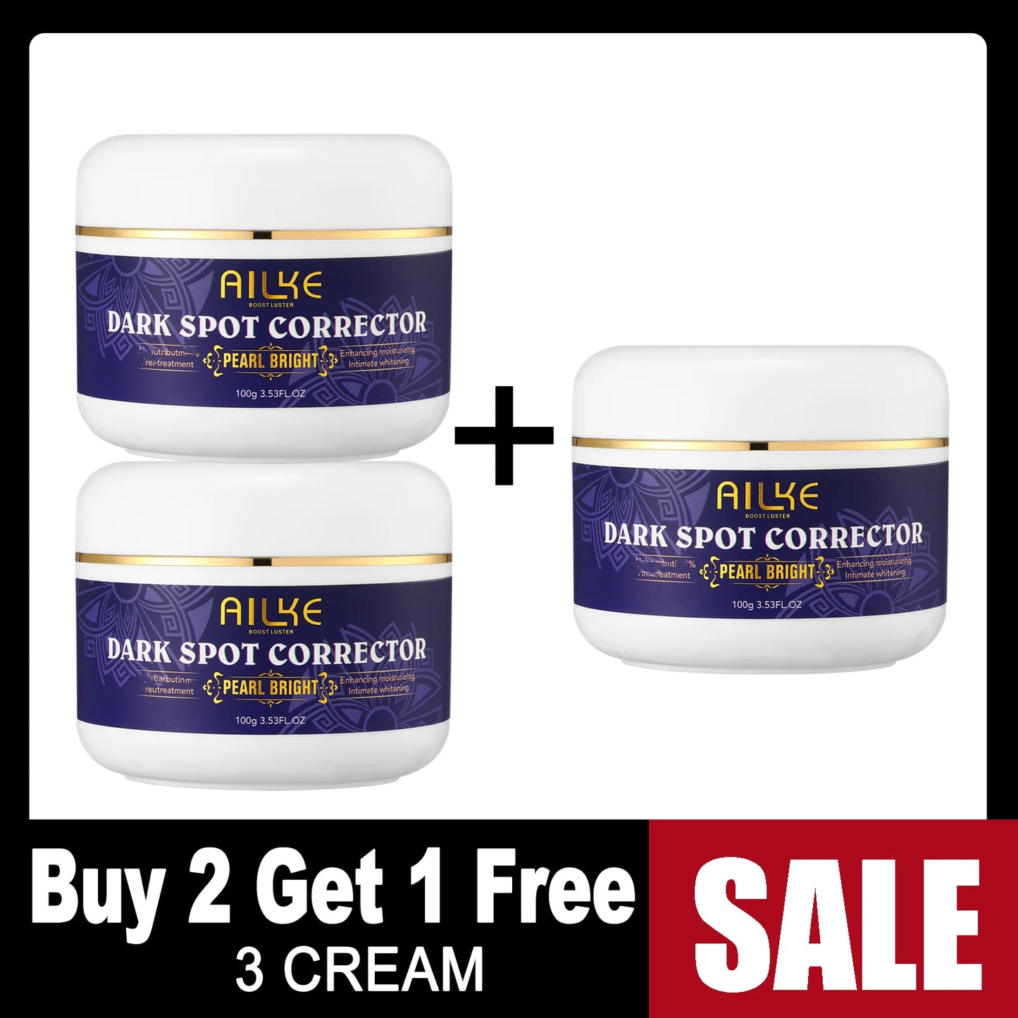 AILKE Double Glutathione Dark Spots Remover Face Cream