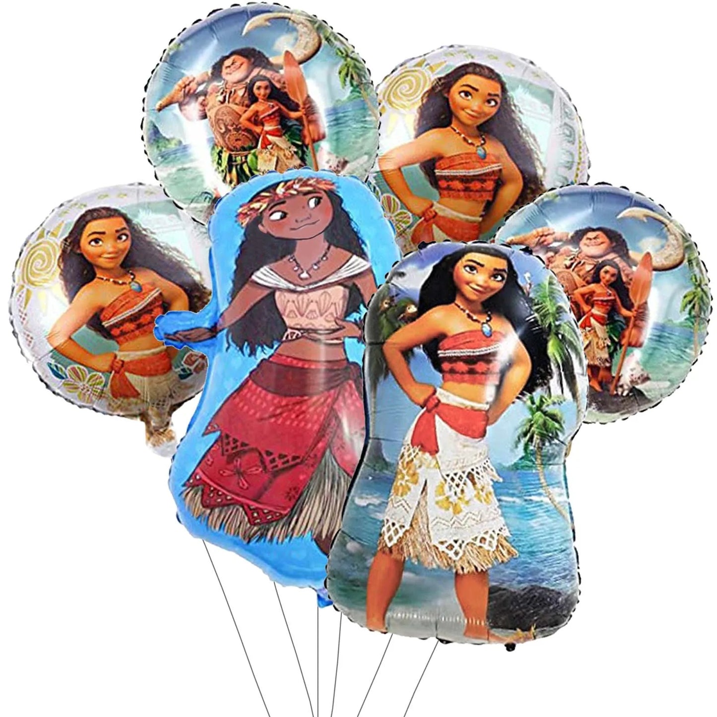 Disney Moana Foil Balloons Birthday Party Decoration