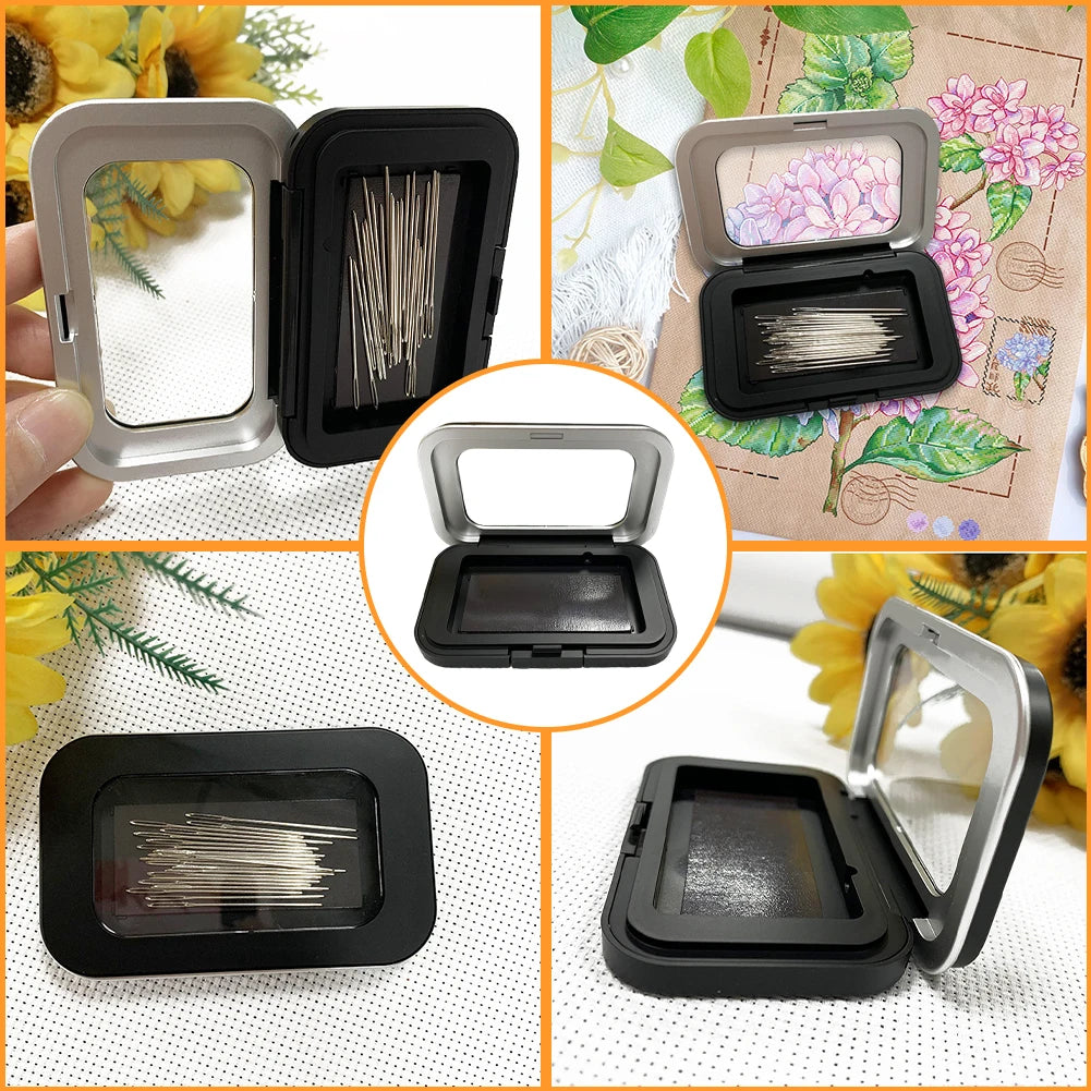 APWIKOGER Magnetic Needle Case Sewing Accessories Storage Box