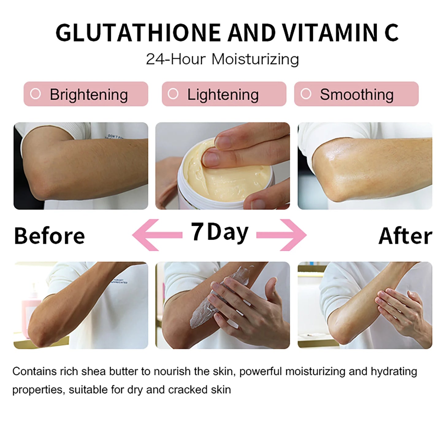 AILKE Whitening Lotion Glutathione Vitamin C Brightening Skin Care