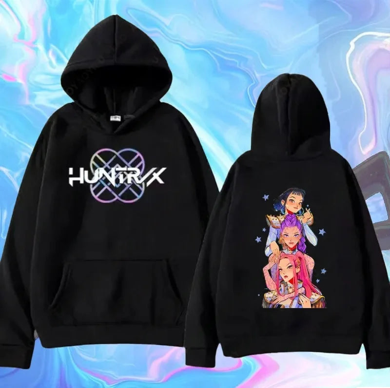 CN Anhui Devil Hunter Hoodie Y2K Streetwear Sweatshirt