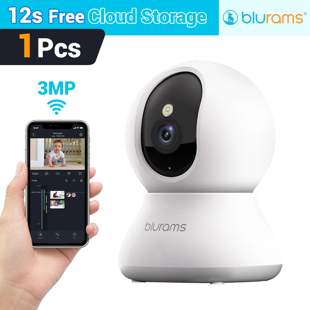 Blurams 2K HD Baby Monitor Camera With Motion Detection