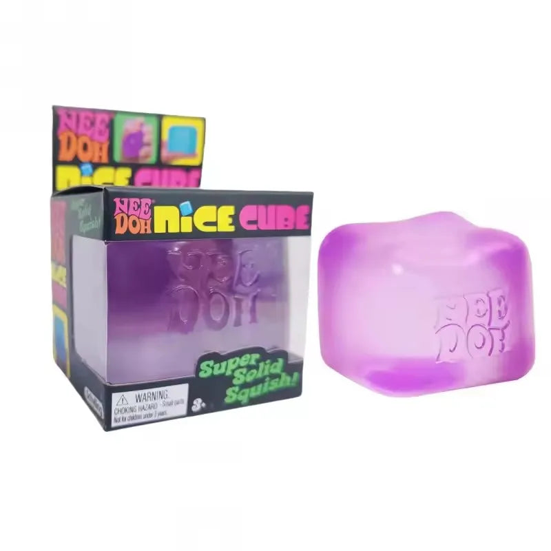NeeDoh Jellyfish and Cube Squish Toy Stress Relief Fidget