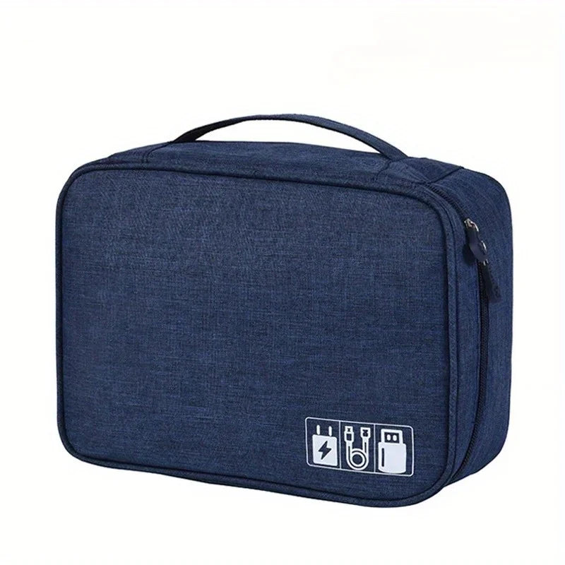 ATMDOGCN Travel Cable Organizer Bag Portable Electronics Storage Case