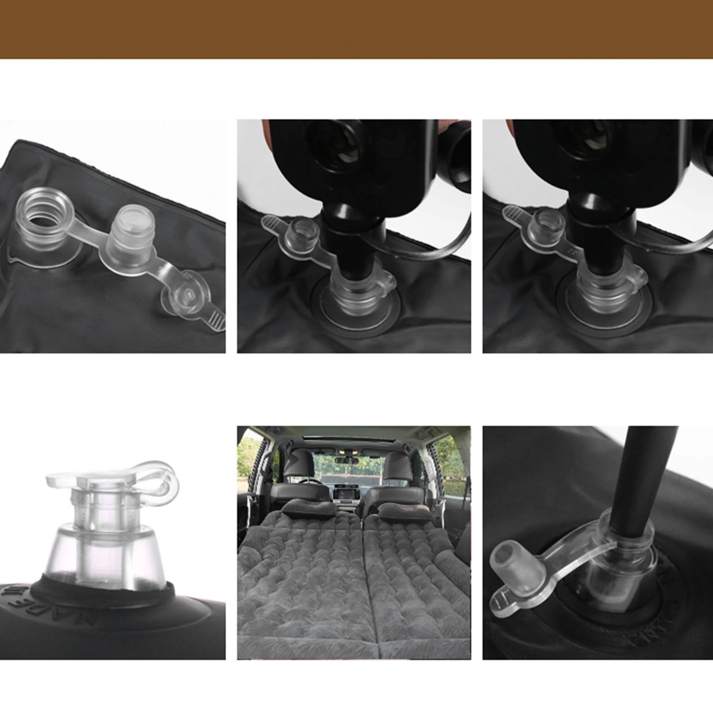 YOSOOHign Car Travel Bed 2 In 1 Inflatable Mattress For Car