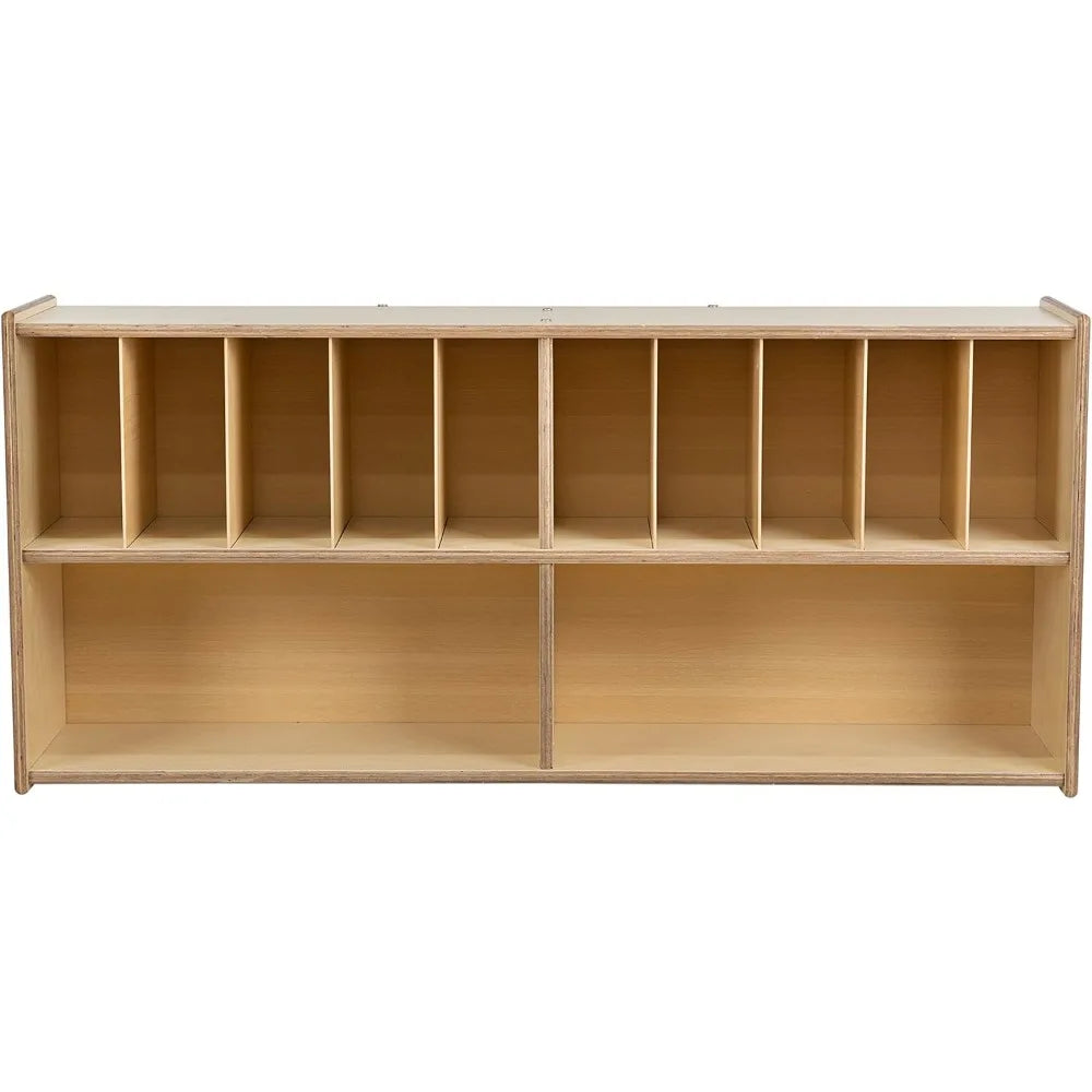 Diaper Storage Organizer Wall Mount Caddy Birch Plywood Nursery Daycare