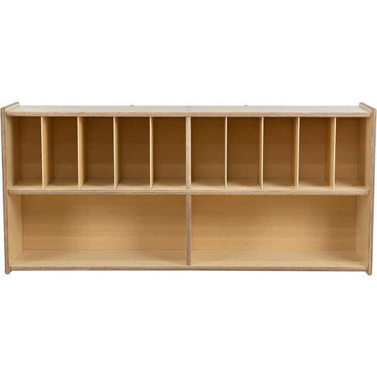 Diaper Storage Organizer Wall Mount Caddy Birch Plywood Nursery Daycare