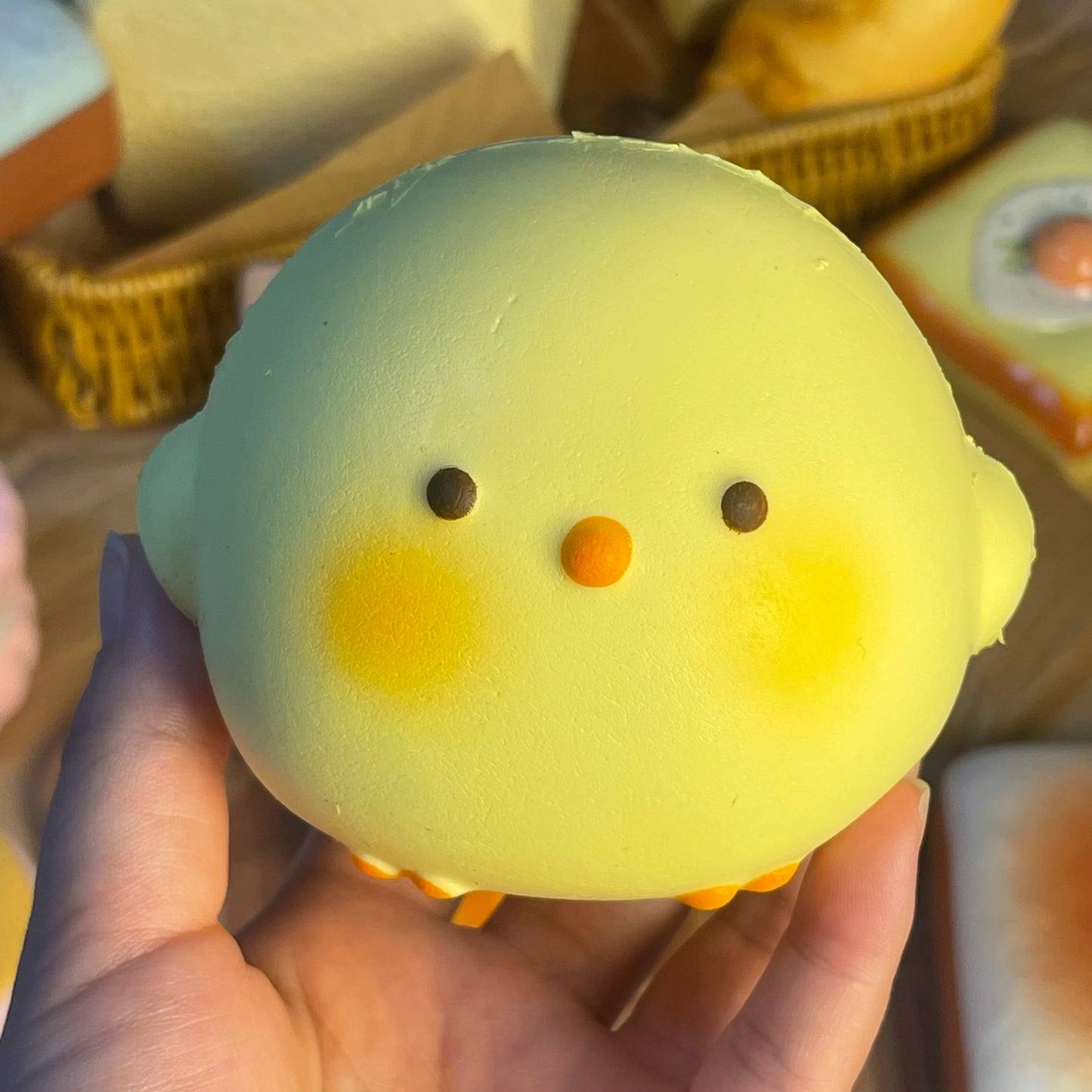 Giant Chick Squishy Toy Slow Rising Stress Relief Fidget Toy