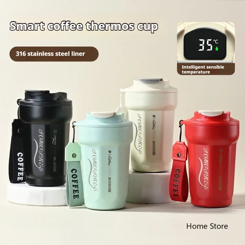 Stainless Steel Vacuum Flask Insulated Travel Mug Tumbler