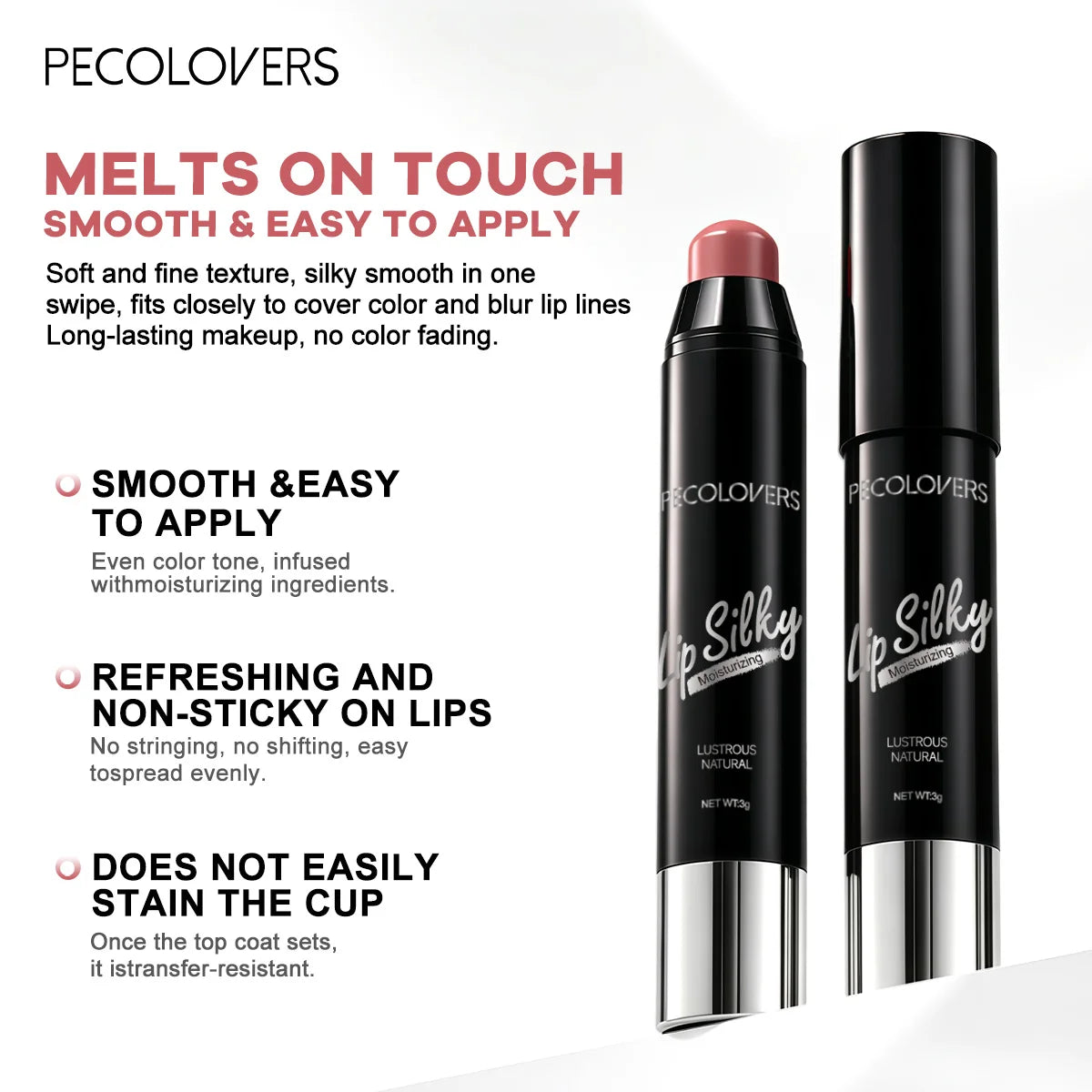 6PCS/SET Hydrating Lipstick Crayon Kit, 2-in-1 Natural Lip and Cheek Color, Soft Creamy Texture, Easy Blend Lightweight Formula, Moisturizing Lip Care for Daily Wear, Portable Makeup Pen Set
