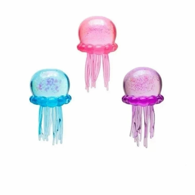 Confirmed Needoh Fuzz Ball Jellyfish Squishy Blind Box Series Various Colors Cute Jellyfish Modeling Stress Relief Relax Fun Toy