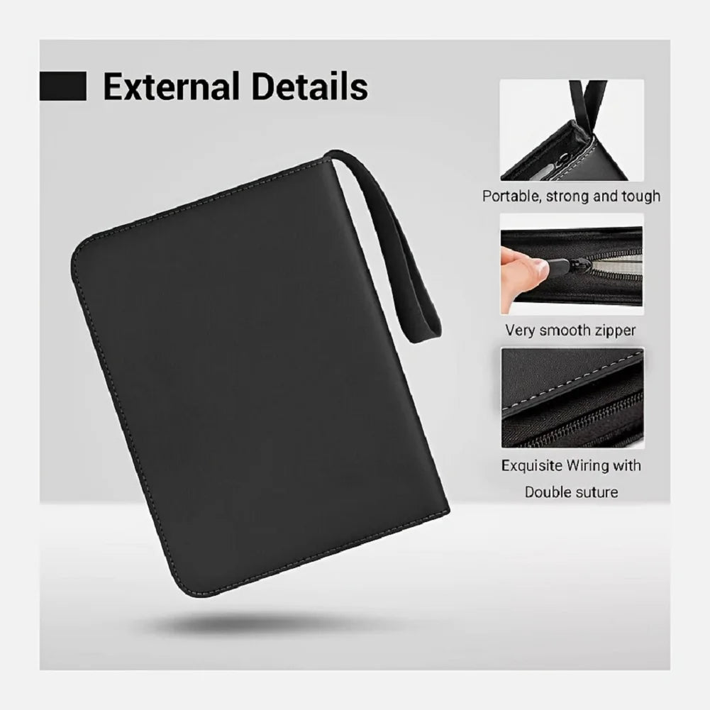 900 Pockets Cards Colletction Album Double Sided Collection Binder Folder PU Collector Album  for Pokemon MTG TCG Sports Cards