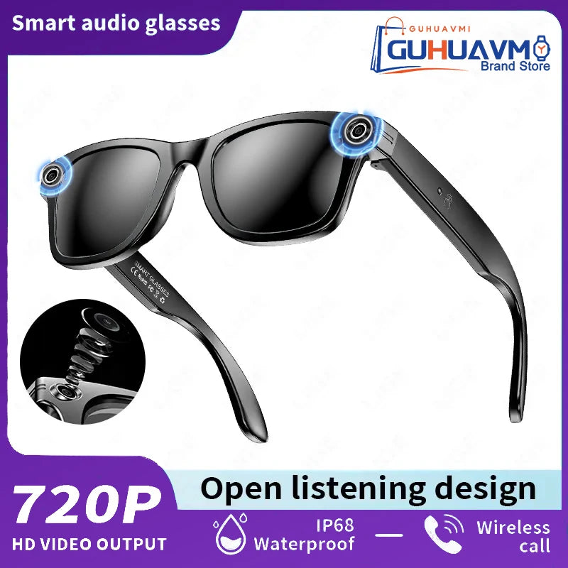 AI Smart Glasses With 8MP Camera And Translation Features