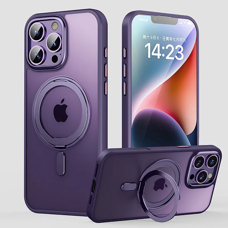 Fancan Ultra Magnetic iPhone 16 Case With Ring Stand