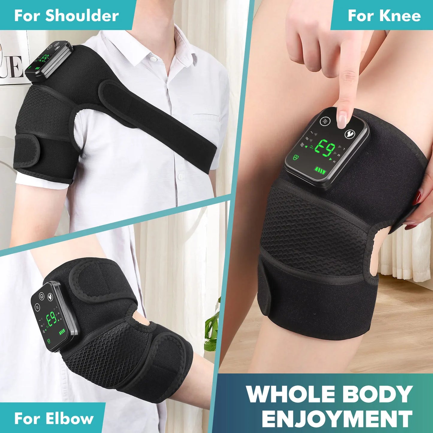 LeG Knee Heating Massager Joint Therapy Hot Compress With Vibration