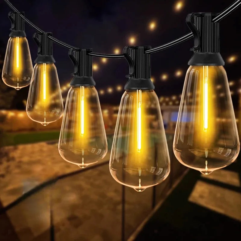 MIMIRGB LED ST38 Ball String Lights Waterproof Outdoor