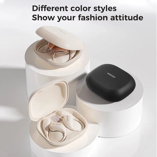 MINISO AI Translation Open Ear Wireless Bluetooth Noise Cancelling Earbuds