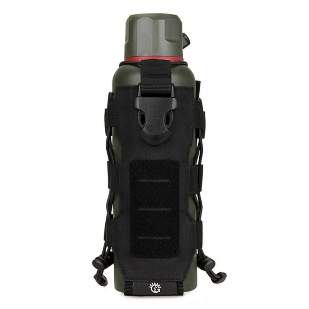 MOLLE Nylon Water Bottle Holder Bag For Outdoor Climbing Mountaineering Hiking Camping Travel Tactical Pouch