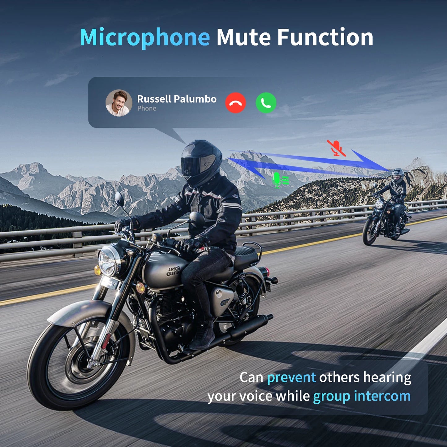 Fodsports M1 S Plus Motorcycle Intercom Headset Bluetooth for 10 Riders 2000M Range FM Radio Music Share