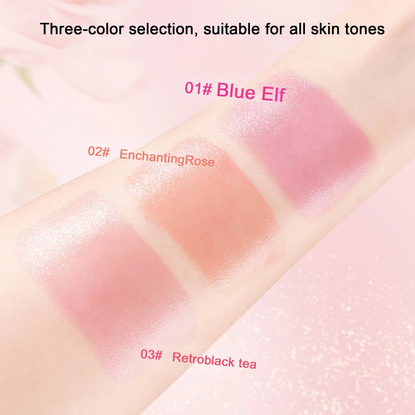ZaiDoc 3pcs Flower Jelly Crystal Lipstick with Gift Fruit Lip Balm PH Color Changing Moisturizing Lip Gloss Balm Long Lasting Shine Lipstick